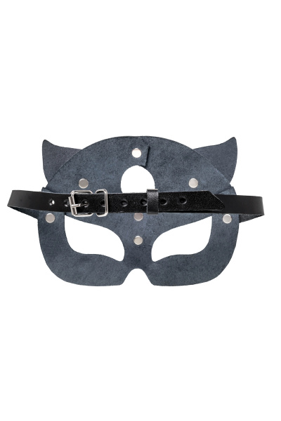 Маска кошки Pecado BDSM, рельефная, чёрная