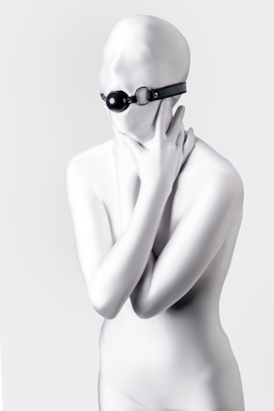 Кляп Anonymo.TPR, черный, 64 см