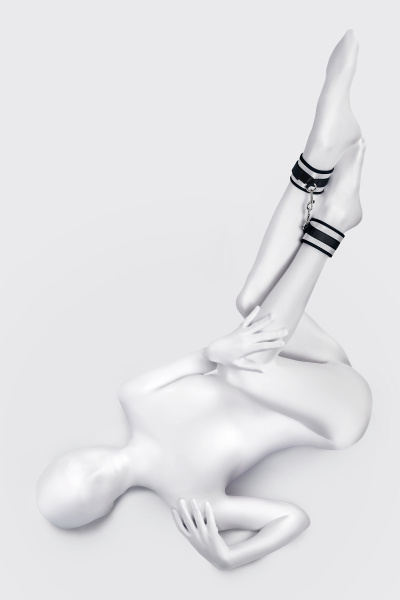 Поножи Anonymo.полиэстер, серебристые, 28,5 см