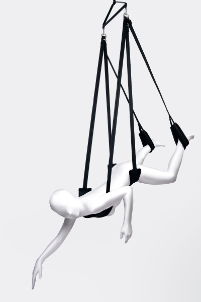 Секс-качели Anonymo.велюр, черные