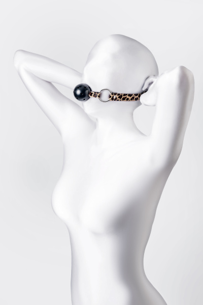 Кляп Anonymo.ABS пластик, черный, 64 см