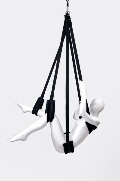 Секс-качели Anonymo.велюр, черные