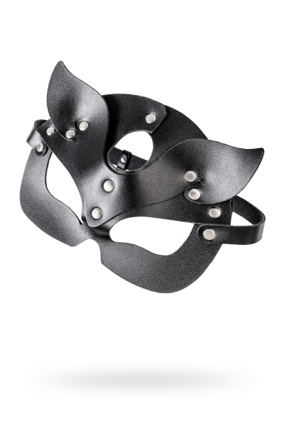 Маска кошки Pecado BDSM, рельефная, чёрная