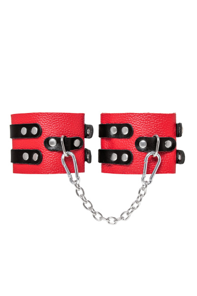 Оковы Pecado BDSM с двумя ремешками с люверсами,мягкие