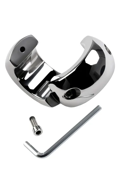 Утяжелитель на мошонку, TOYFA Metal, серебристый, Ø 3,0, 420 гр